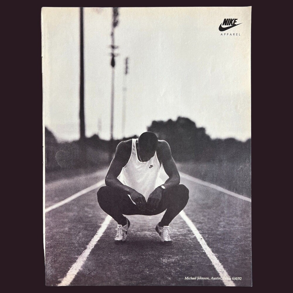 1992 NIKE 5 PAGE Apparel Michael Jordan Barry Sanders Last of The Mohicans Vtg